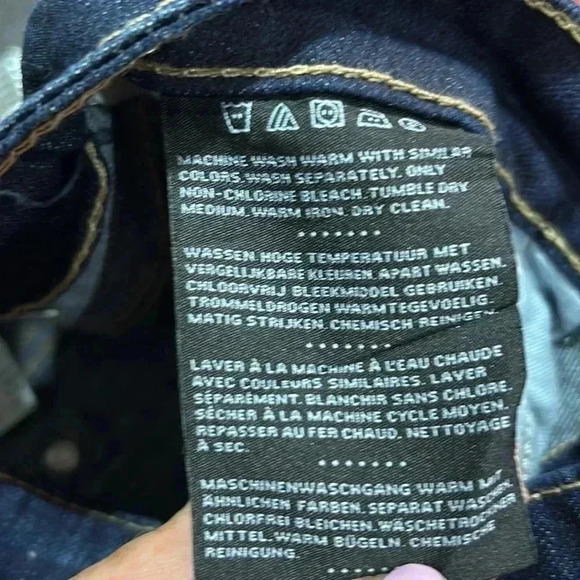 Harley Davidson Midrise boot cut,metallic thread embellished back pockets - Picture 13 of 14